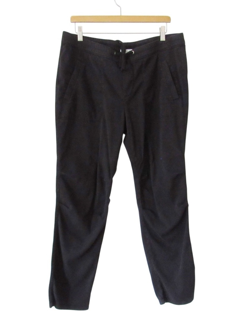 James Perse Soft Drape Pant 4 / XL Black Relaxed Slim Fit Drawstring Pockets